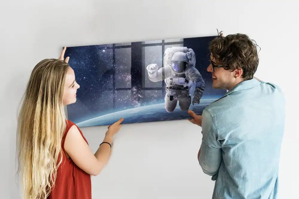 Magnetická nástěnná tabule kosmonaut
