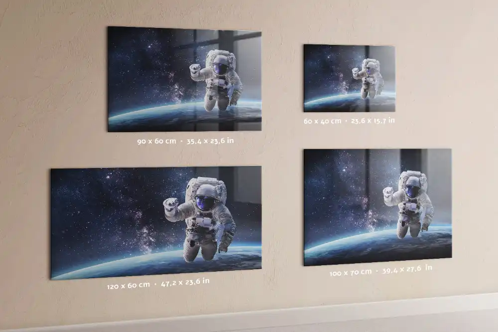 Magnetická nástěnná tabule kosmonaut