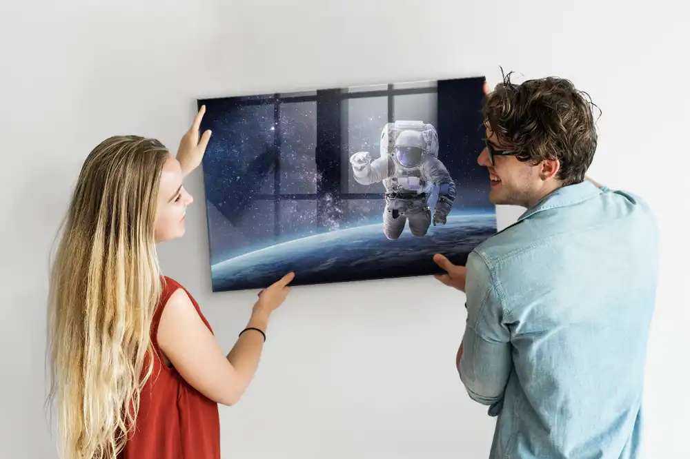Magnetická nástěnná tabule kosmonaut