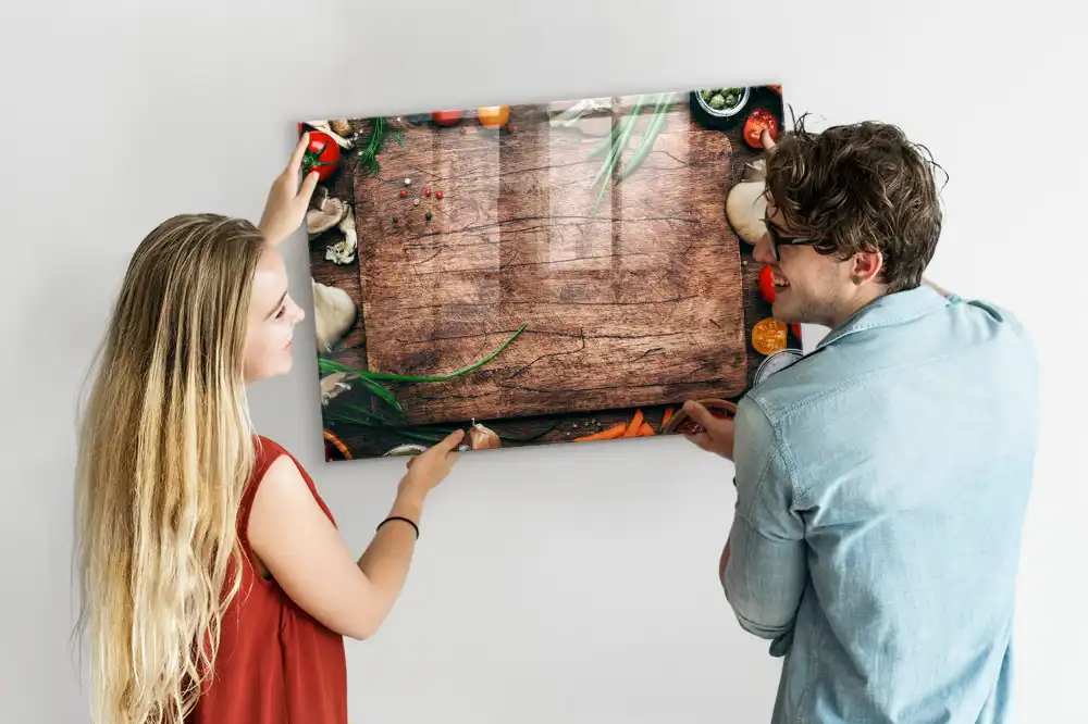 Magnetická tabule ve tvaru kuchyňského prkénka