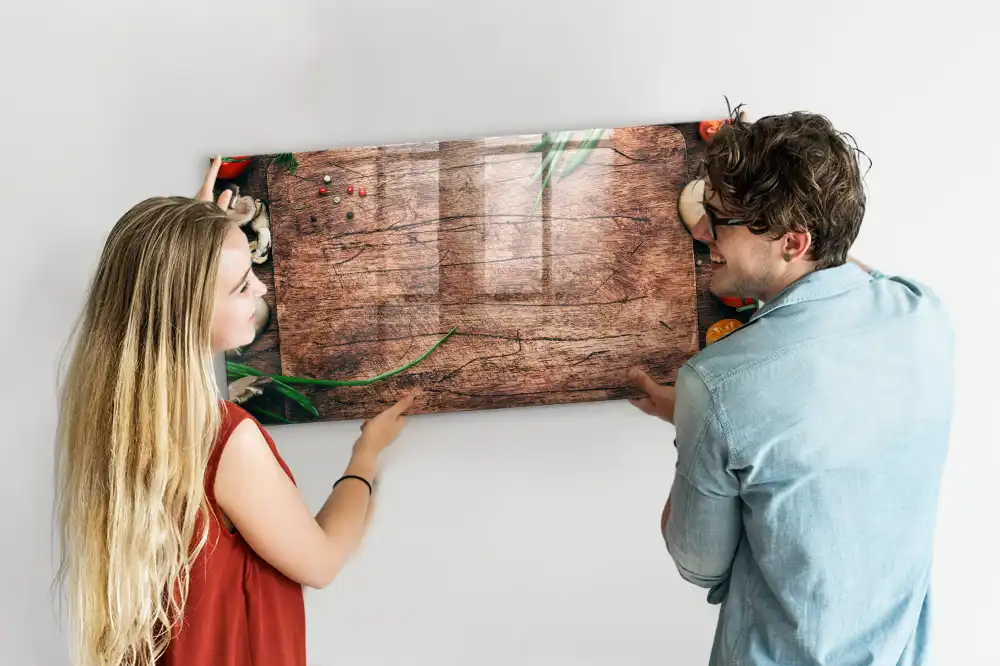 Magnetická tabule ve tvaru kuchyňského prkénka