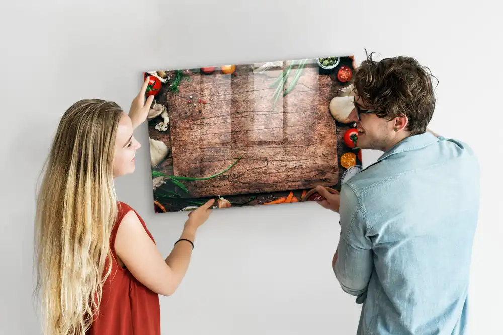Magnetická tabule ve tvaru kuchyňského prkénka