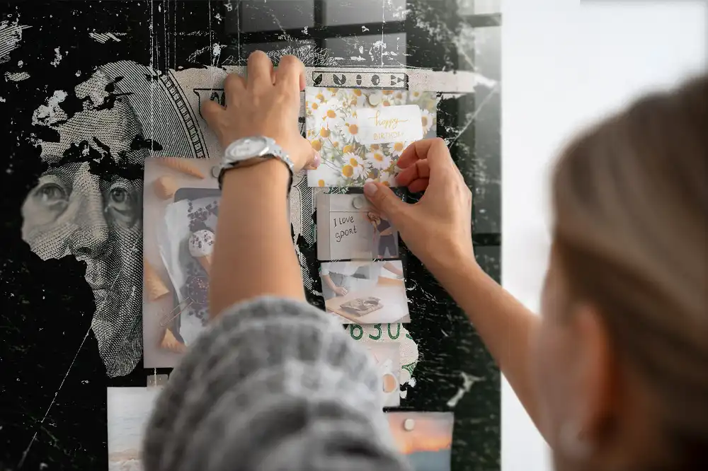 Magnetická tabule finanční mapa světa