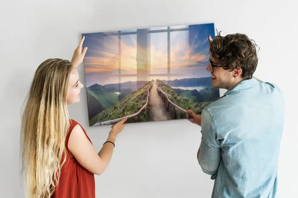 Magnetická tabule na zeď s motivem horské krajiny