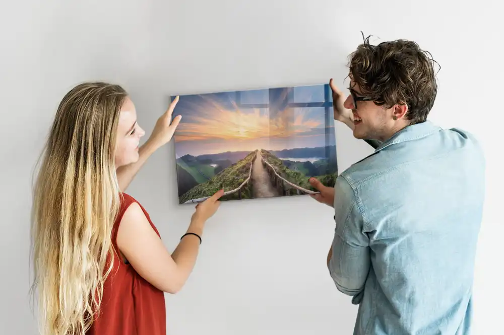 Magnetická tabule na zeď s motivem horské krajiny