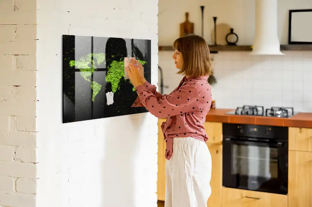 Magnetická tabule atlas světa