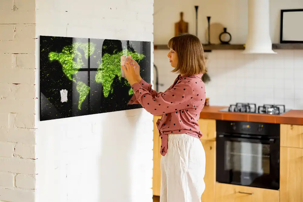 Magnetická tabule atlas světa
