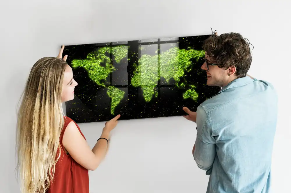 Magnetická tabule atlas světa