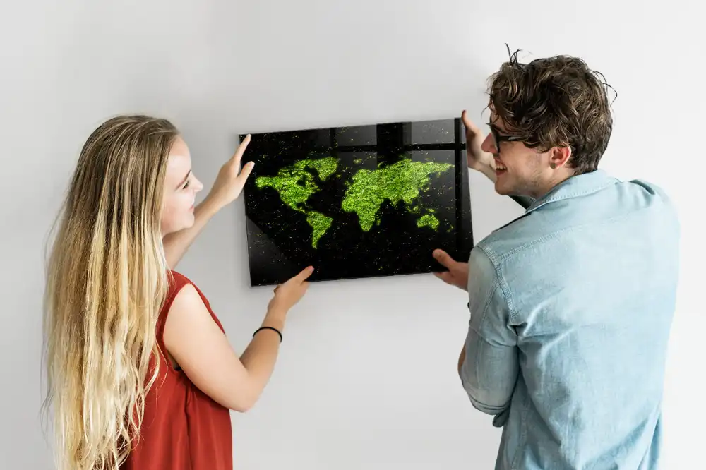 Magnetická tabule atlas světa