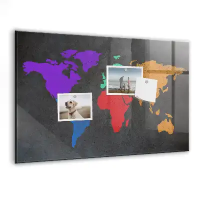 Magnetická tabule atlas světa