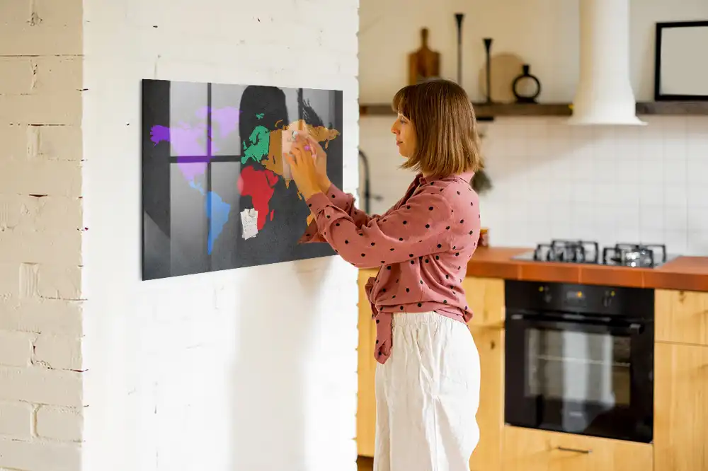 Magnetická tabule atlas světa