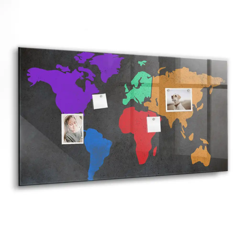 Magnetická tabule atlas světa