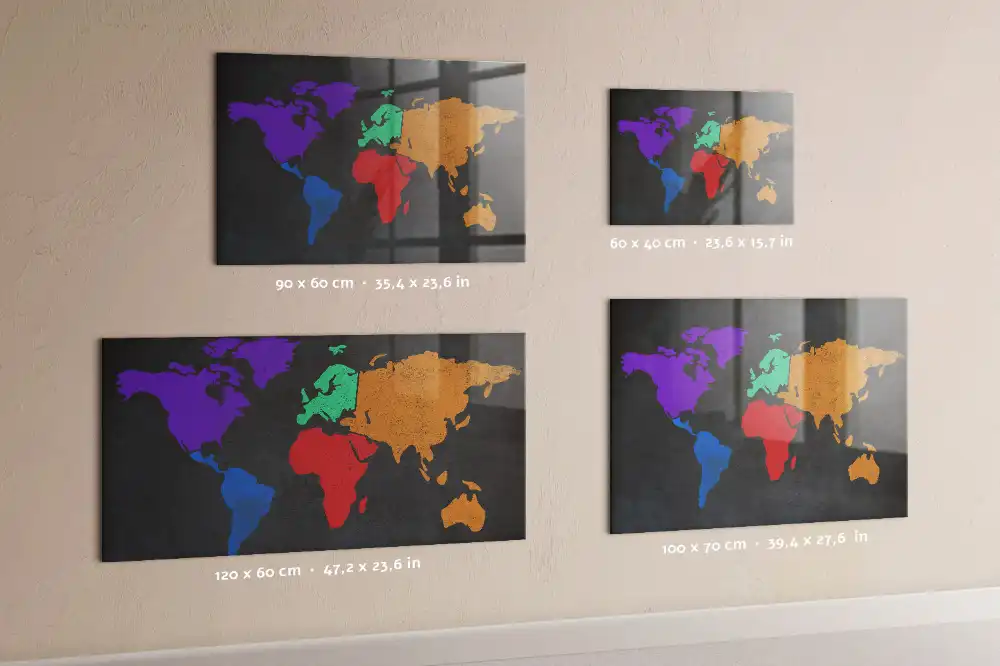 Magnetická tabule atlas světa