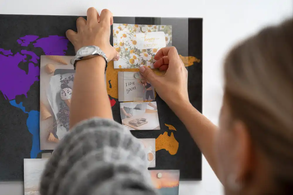 Magnetická tabule atlas světa