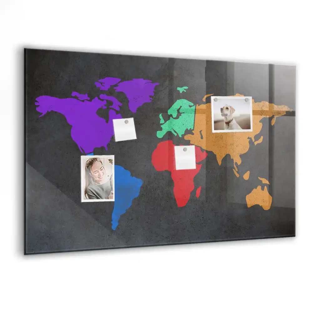 Magnetická tabule atlas světa