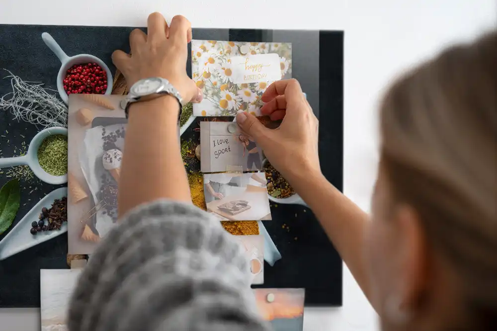 Magnetická tabule na zeď s motivem kořeninových bylin