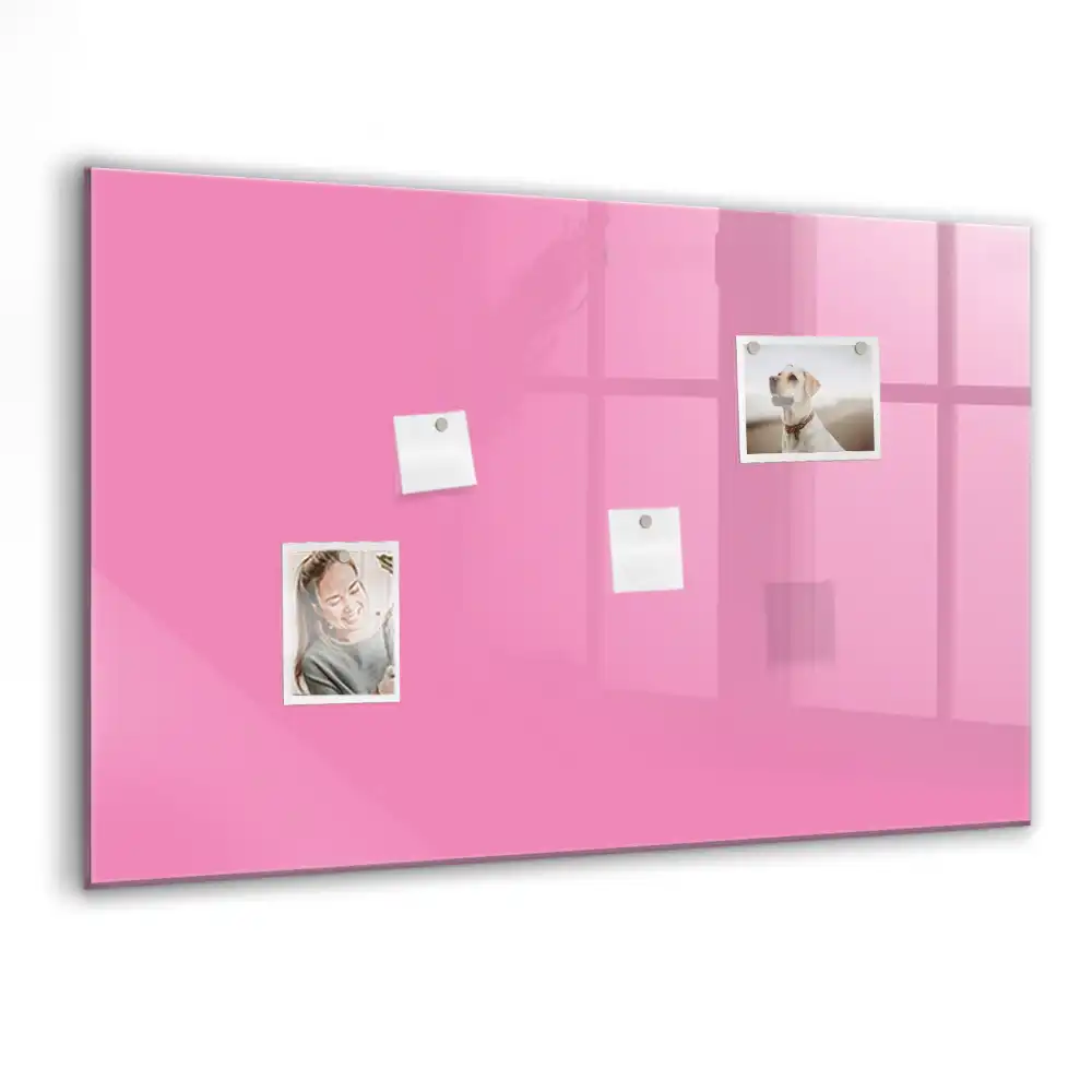 Růžová magnetická tabule